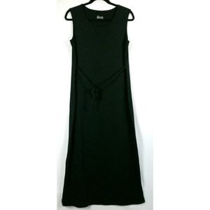 D & Co (Denim & Company) Black Sleeveless Maxi